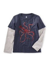 Load image into Gallery viewer, Octopus Layered Graphic Tee