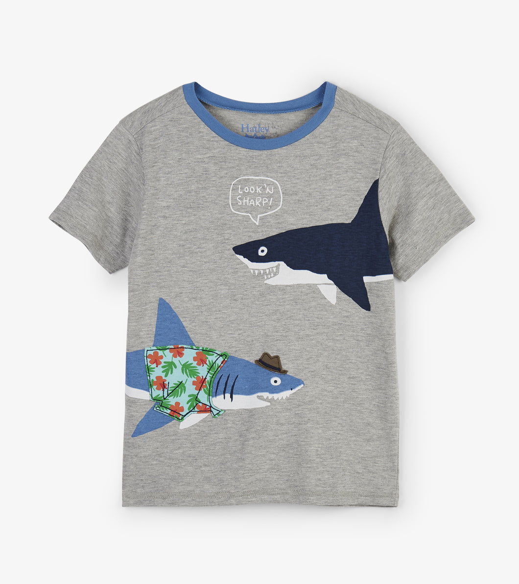 Sharp Dressed Shark Graphic Tee