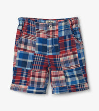 Load image into Gallery viewer, Madras Plaid Shorts - Peacoat
