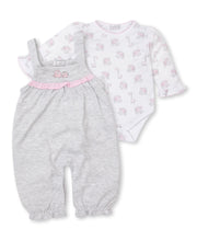 Load image into Gallery viewer, Sappy Sidekicks Overall Set Mix - Pink/Grey