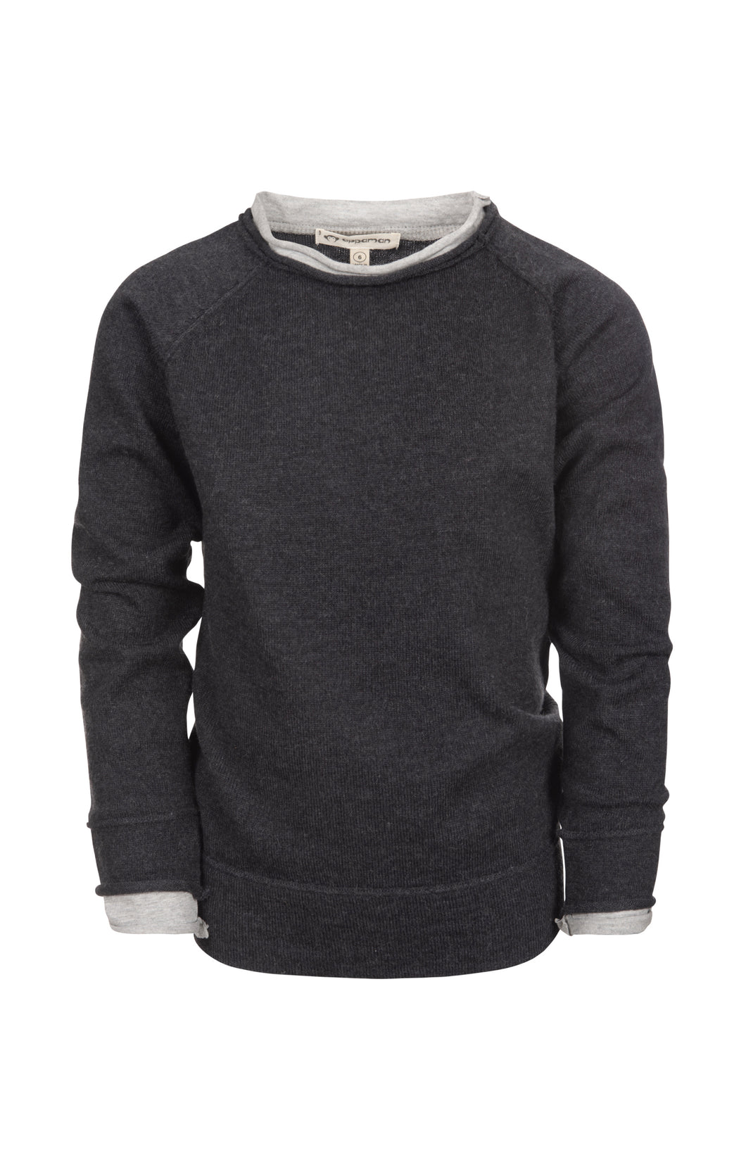 Jackson Roll Neck Sweater - Charcoal Heather
