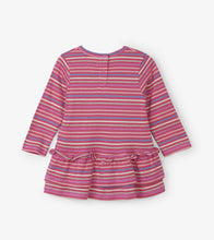 Load image into Gallery viewer, Rainbow Candy Stripe Baby Layered Dress