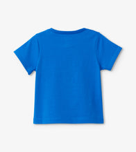 Load image into Gallery viewer, Surfing Baby Graphic Tee - Brilliant Blue