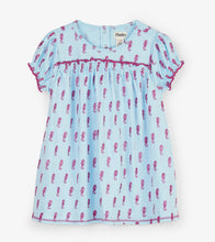 Load image into Gallery viewer, Shimmer Seahorses Baby Puff Dress