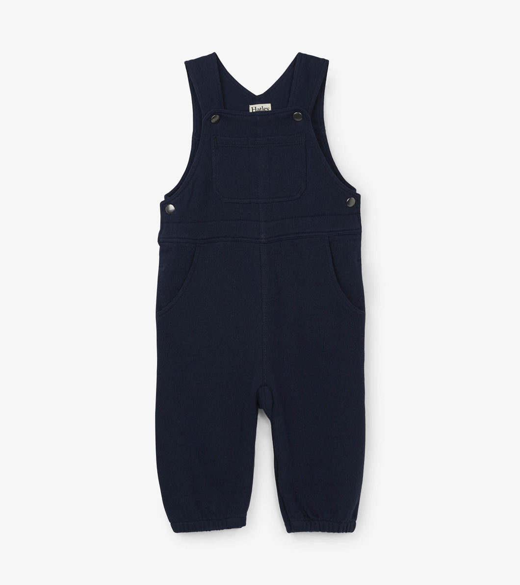 Navy Baby Knit Overalls - Solstice