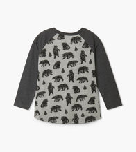 Load image into Gallery viewer, Black Bears Raglan Tee