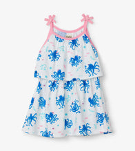 Load image into Gallery viewer, Pretty Octopuses Baby Layered Dress - White
