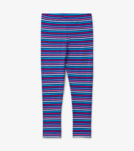 Load image into Gallery viewer, Rainbow Stripe Leggings - Blue