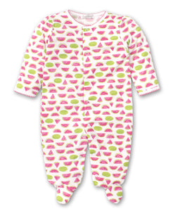 Whimsical Watermelons Footie PRT - Fuchsia