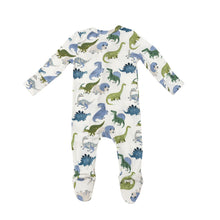 Load image into Gallery viewer, Painterly Dino 2 Way Zipper Footie