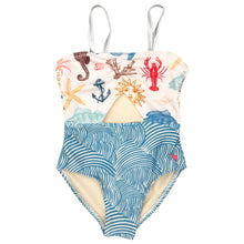 Load image into Gallery viewer, Carrie Cut-Out Suit - Multi Sea Creatures