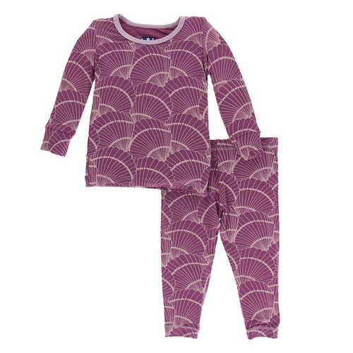 Print Long Sleeve Pajama Set - Shore Future Paleontologist