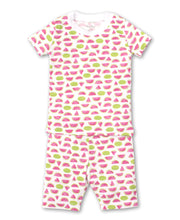 Load image into Gallery viewer, Whimsical Watermelons Short PJ Set Snug PRT - Fuchsia