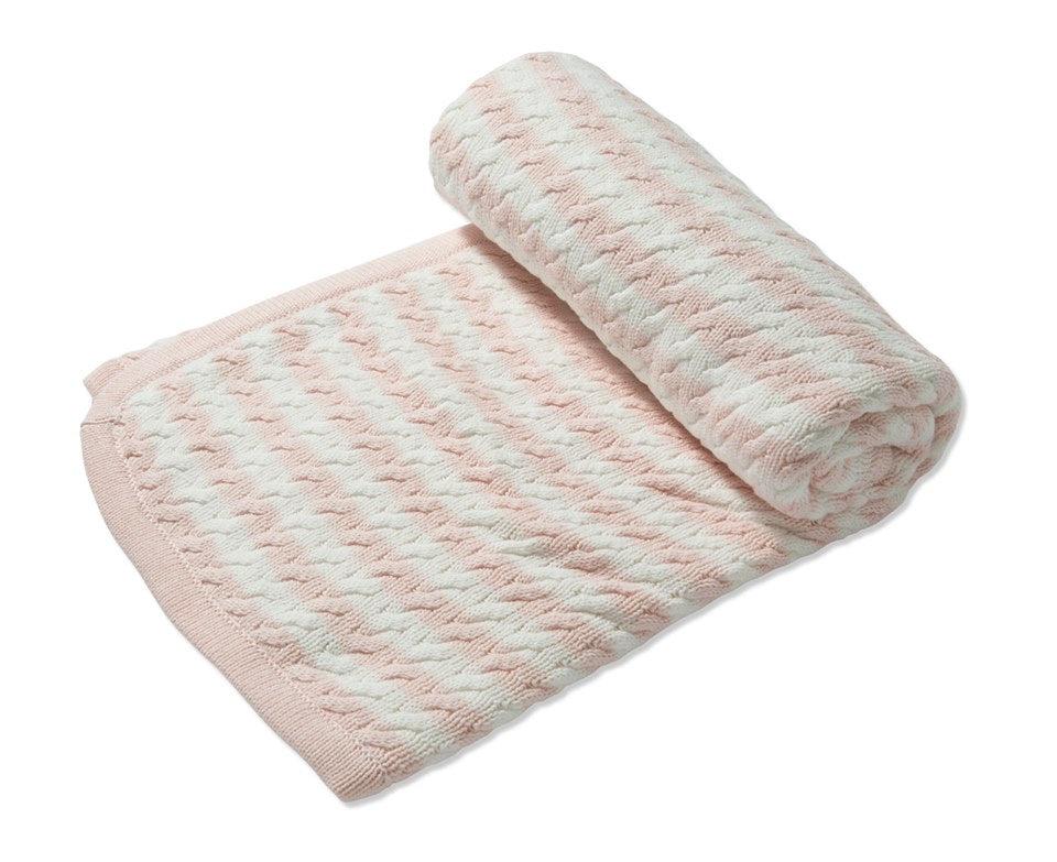 Sherpa Blanket - Pale Pink