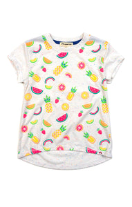 Circle Tee - Speckled White