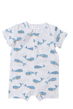Load image into Gallery viewer, Baby Whale - Muslin Henley Shortall