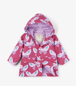 Decorative Butterflies Baby Raincoat