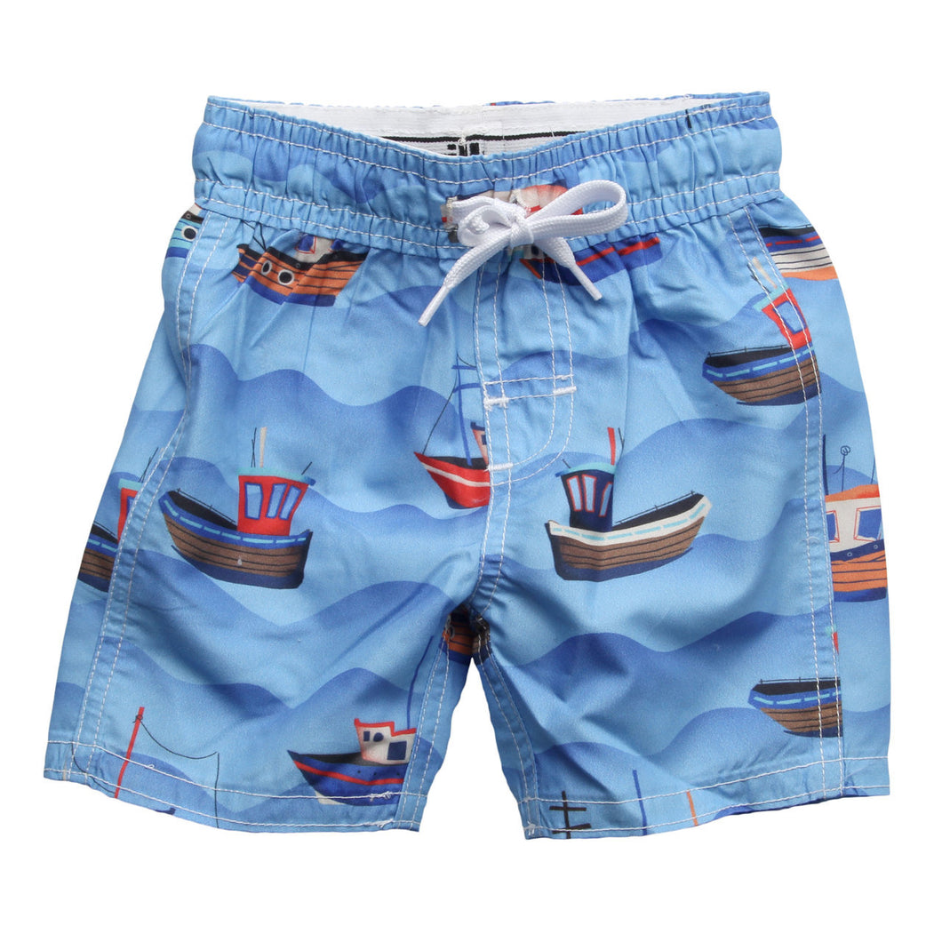 Fishing Boats Swim Trunks