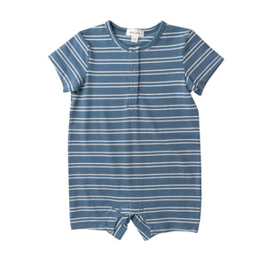 Seashore Stripe/Blue Henley Shortall