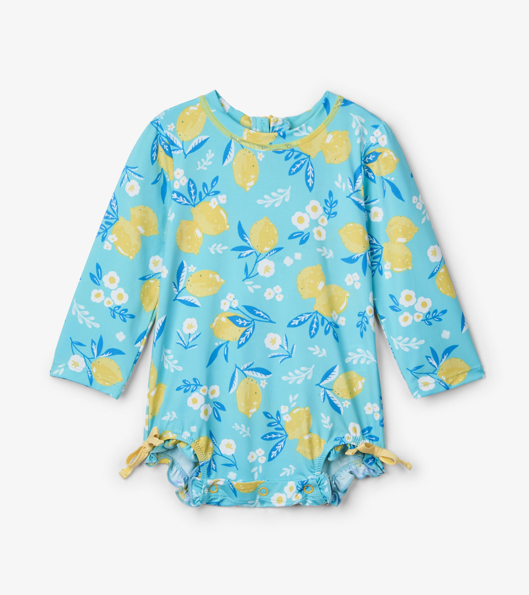 Cute Lemons Baby Rashguard Swimsuit
