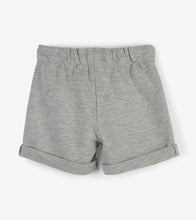 Load image into Gallery viewer, Grey French Terry Baby Shorts - Athletic Gray