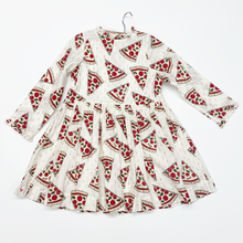 Load image into Gallery viewer, Girls Autumn Dress - Pizza Party