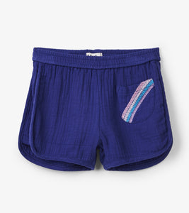 retro rainbow shorts