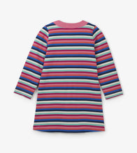 Load image into Gallery viewer, Rainbow Stripe Mod Dress