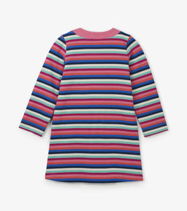 Rainbow Stripe Mod Dress