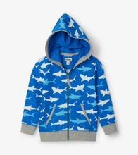 Load image into Gallery viewer, Great White Sharks Hoodie - Brilliant Blue