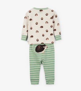 Huggable Hedgehogs Organic Cotton Baby Pajama Set
