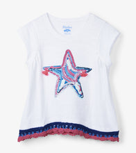 Load image into Gallery viewer, Seahorse Star Slouchy Tee