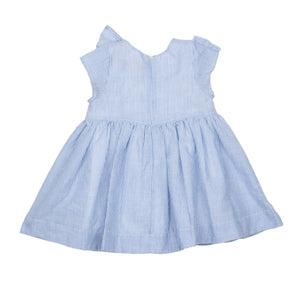 Cher Dress - Blue Seersucker