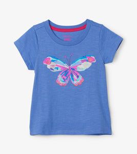 Soaring Butterfly Graphic Tee - Jacarda Melange
