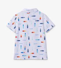 Load image into Gallery viewer, Surfboards Polo Tee - Aruba Blue
