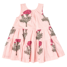 Load image into Gallery viewer, Girls Eloise Dress - Blush Marigold