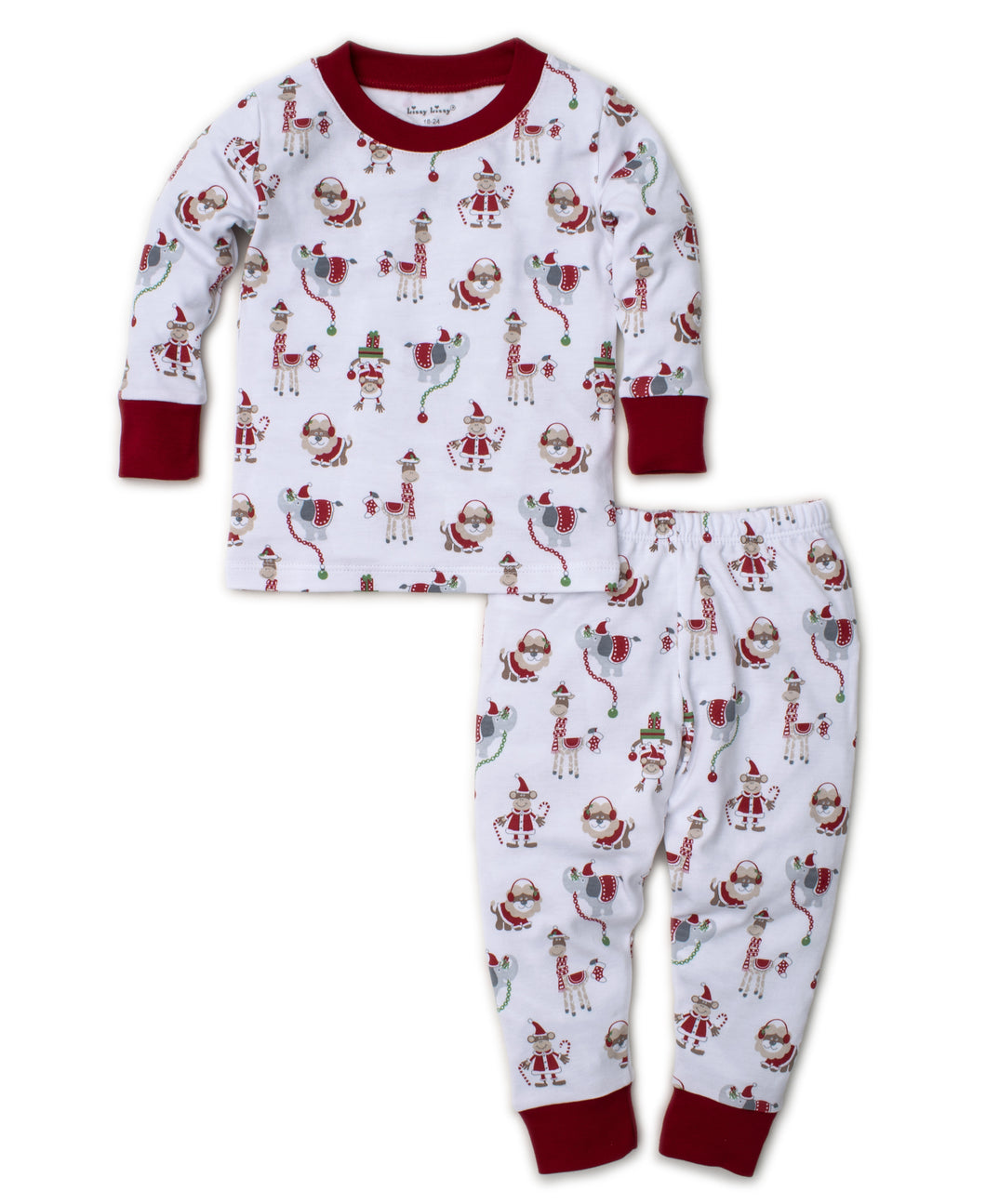 PJs Jungle Christmas Pajama Set Snug - Multi