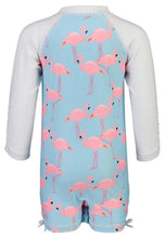 Load image into Gallery viewer, Flamingo Social LS Sunsuit