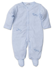 Load image into Gallery viewer, Baby Trunks Footie Str - Light Blue