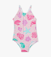 Load image into Gallery viewer, Over the Rainbow Ruffle Sleeve Swimsuit - White