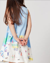 Load image into Gallery viewer, Bunty Border Dress - Multi Beach Border