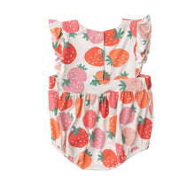 Load image into Gallery viewer, Strawberries Sunsuit
