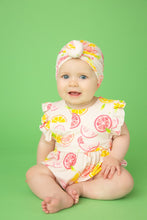 Load image into Gallery viewer, Citrus Apron Ruffle Sunsuit