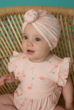 Load image into Gallery viewer, Flamingos Ruffle Sunsuit