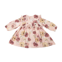 Load image into Gallery viewer, Bordeaux Ruffle Sleeved Dress And  Legging