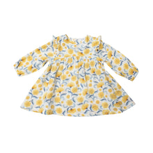 Load image into Gallery viewer, Marigold Swirl Ruffle Sleeved Dress  And Legging