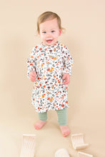 Load image into Gallery viewer, Autumn Ditsy Ruffle Yoke Dress/  Legging