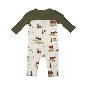 Moose Romper With Pockets