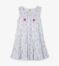 Load image into Gallery viewer, Party Pineapples Tiered Dress - Corydalls Blue