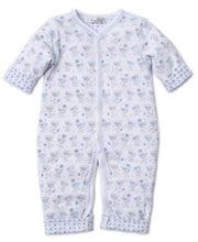 Load image into Gallery viewer, Monkey Moves Reversible Playsuit - Light Blue